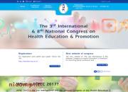 سومین کنگره بین‌المللی و هشتمین کنگره ملی آموزش بهداشت و ارتقای سلامت